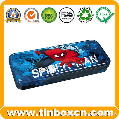 Double-Decked Stationery Kit Pencil Tin Case